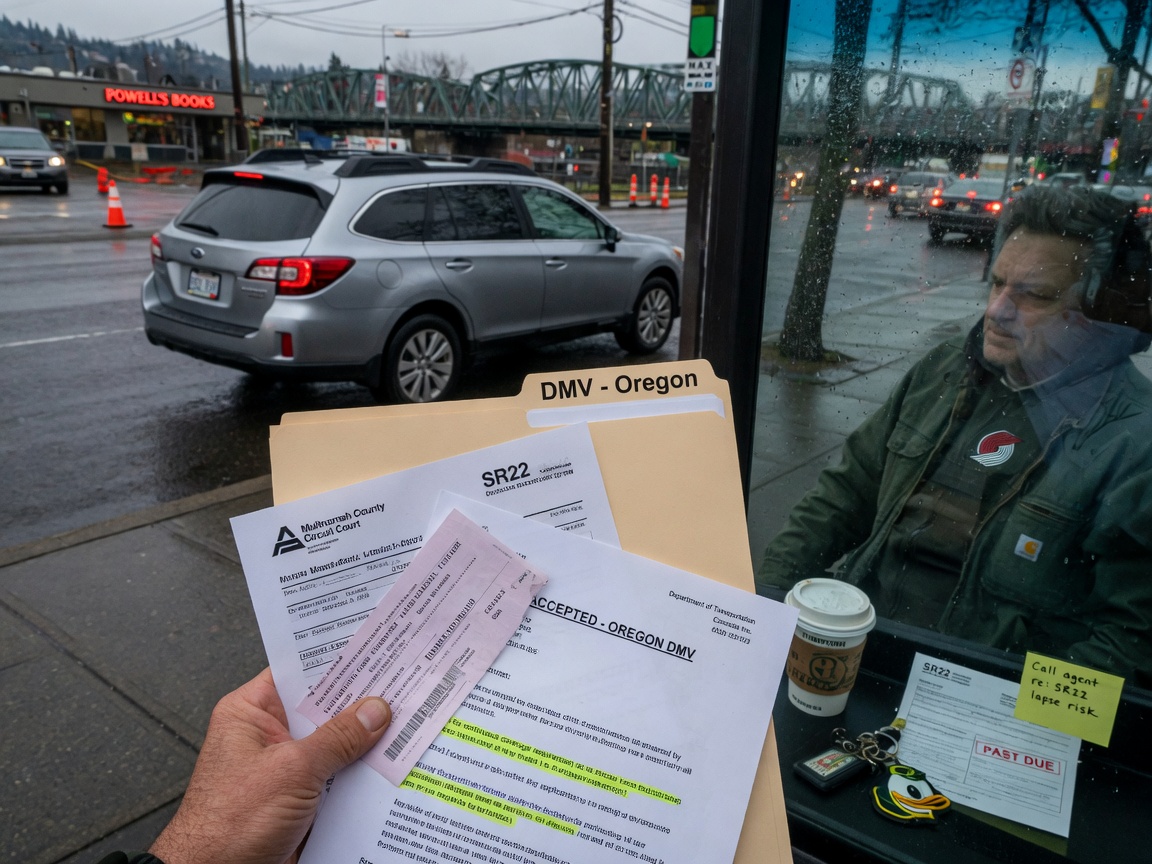 How Traffic Tickets Affect Ongoing SR22 Obligations in Oregon